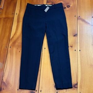 New! J CREW 6 Navy Cameron Slim Four Season Stretch Cropped Trousers Pant Ponte